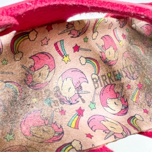 Birkenstock Rio Pink Patent Leather Slingback Sandals Size 10 Children’s Unicorn - Picture 4 of 6